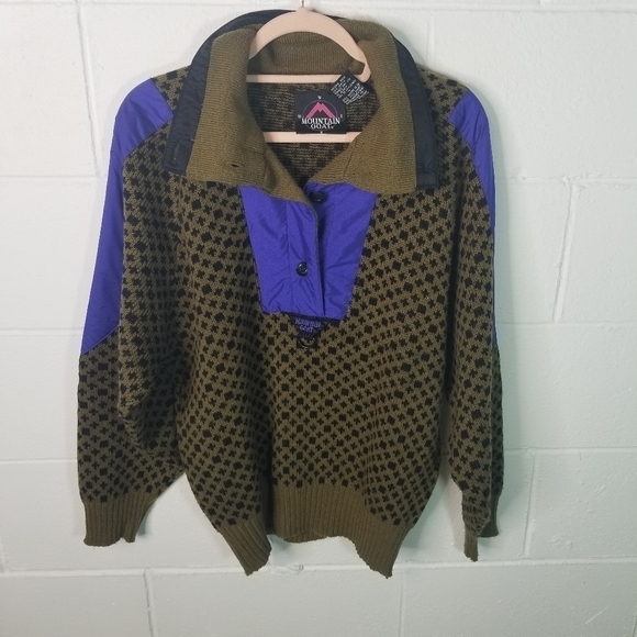 Vtg 80s Mountain Goat ski sweater - Picture 11 of 11